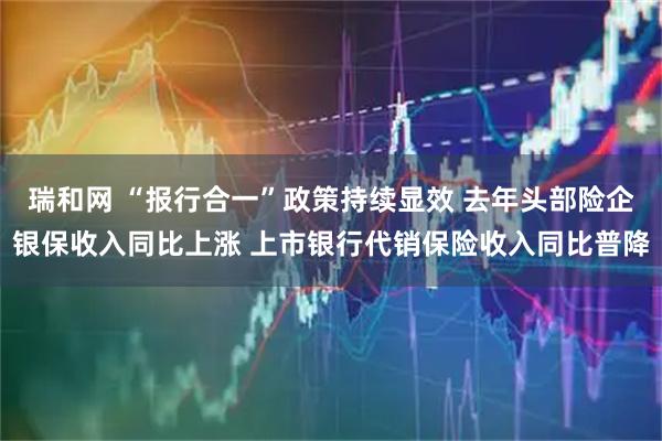 瑞和网 “报行合一”政策持续显效 去年头部险企银保收入同比上涨 上市银行代销保险收入同比普降